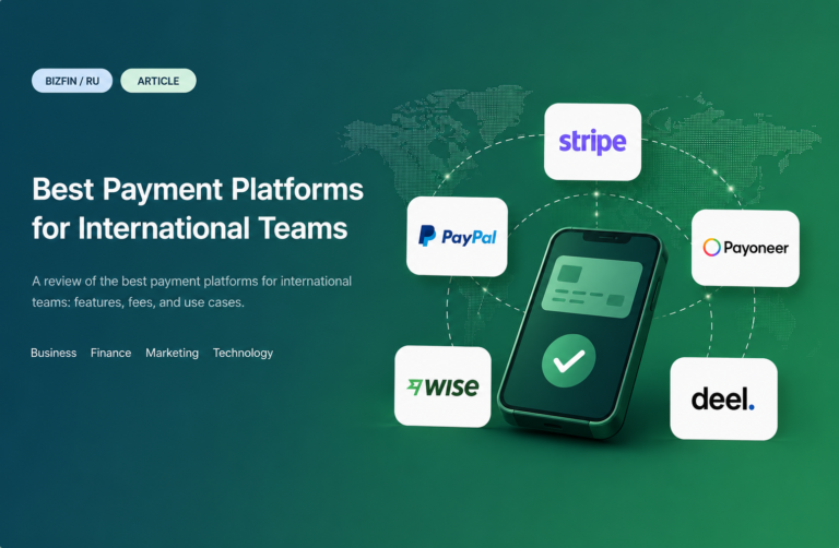 Лучшие платёжные платформы для международных команд